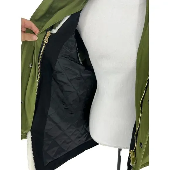 Doma Convertible Shearling Trim Utility Jacket - Picture 9 of 12